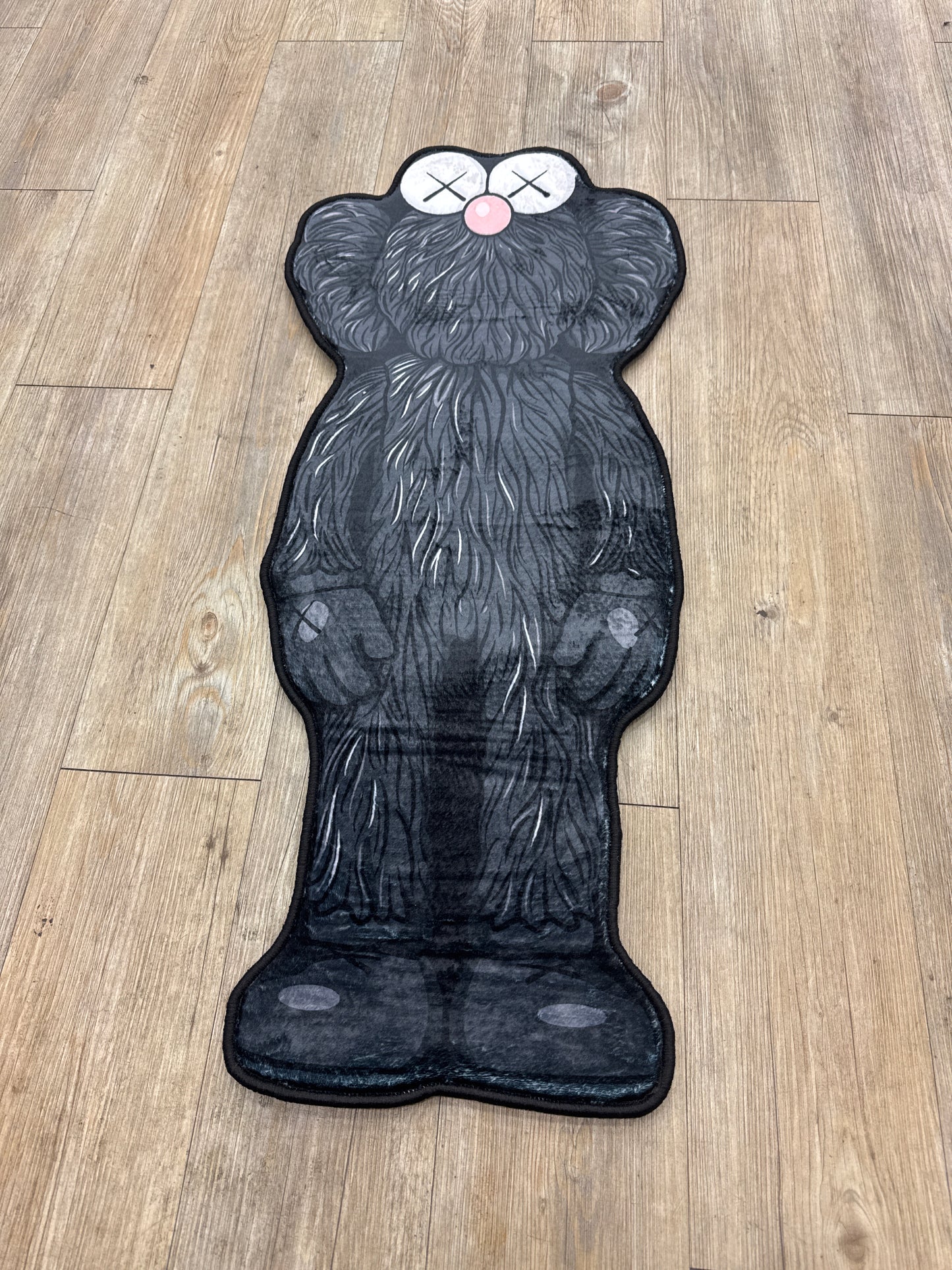Kaws Black Rug
