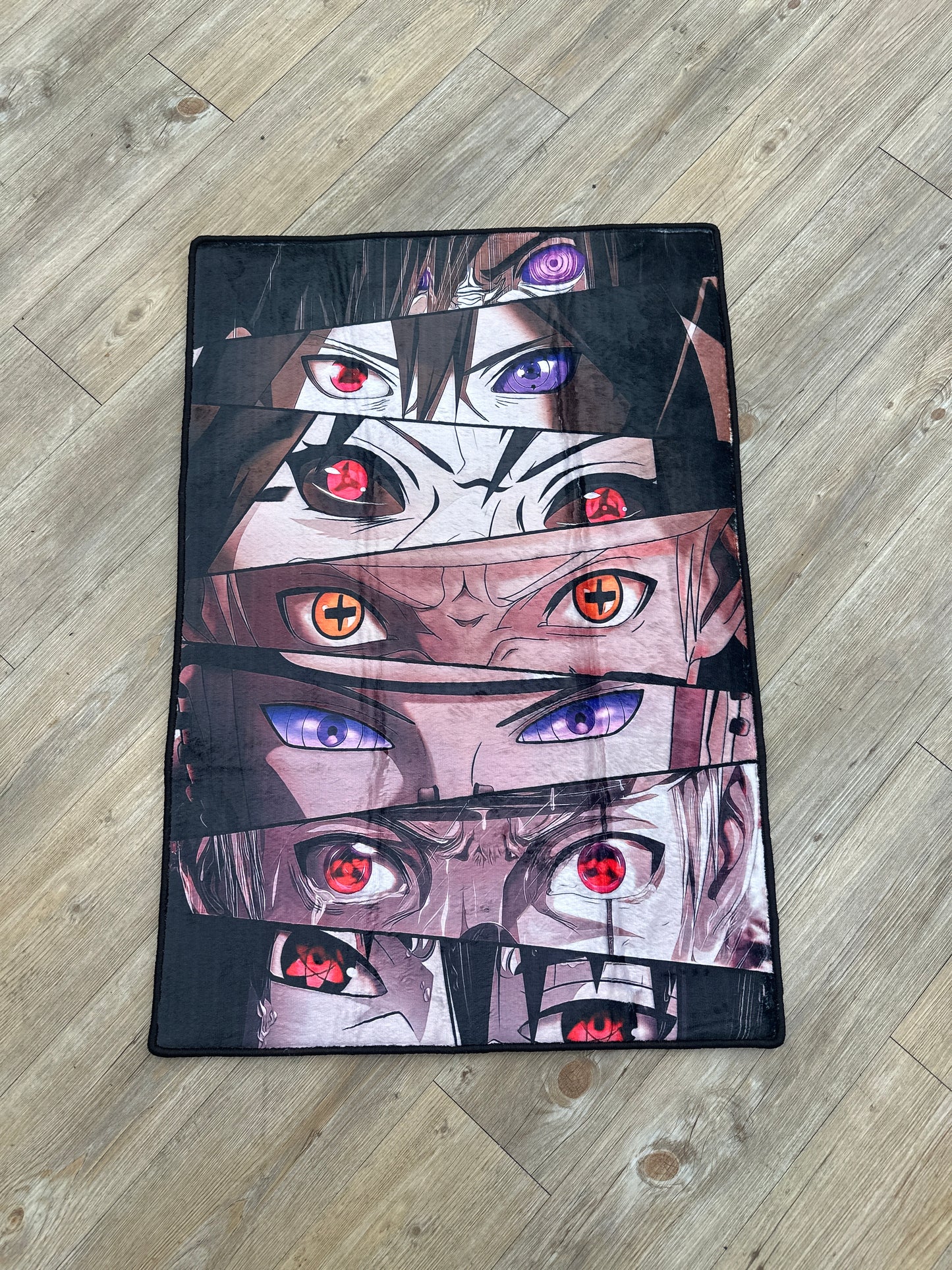 Hidden leaf village eyes Rug