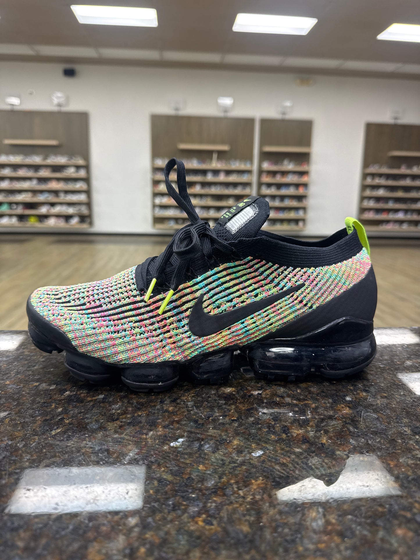 Nike Multi Color Air VaporMax FlyKnit USED WITH BOX