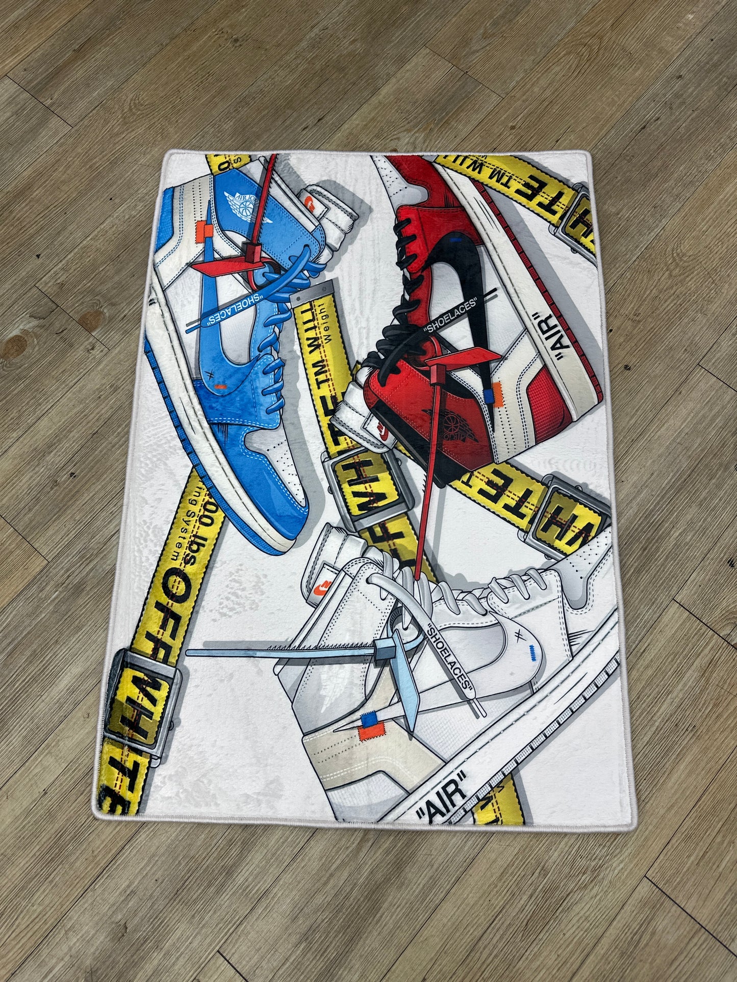 Jordan 1 square rug