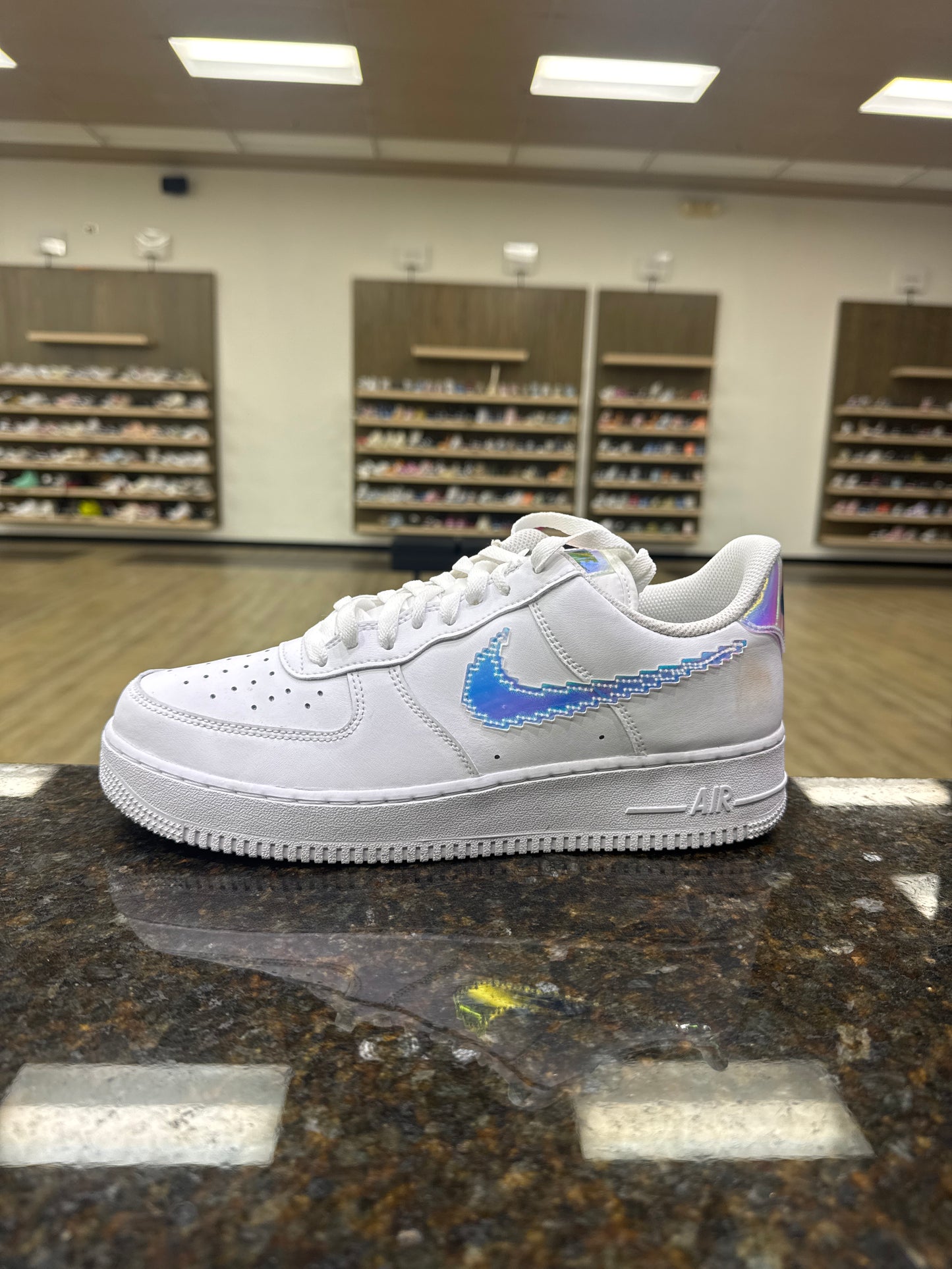 Nike white Pixel Air Force USED With Box