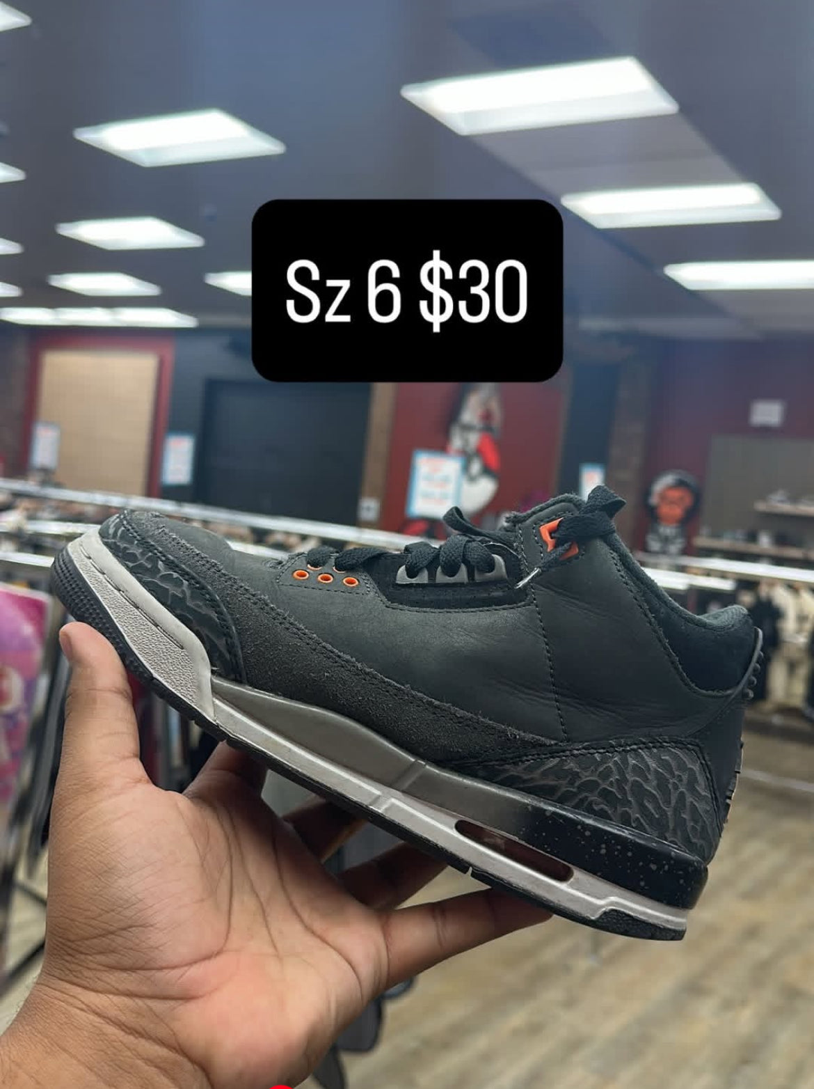 Jordan 3 Fear GS used