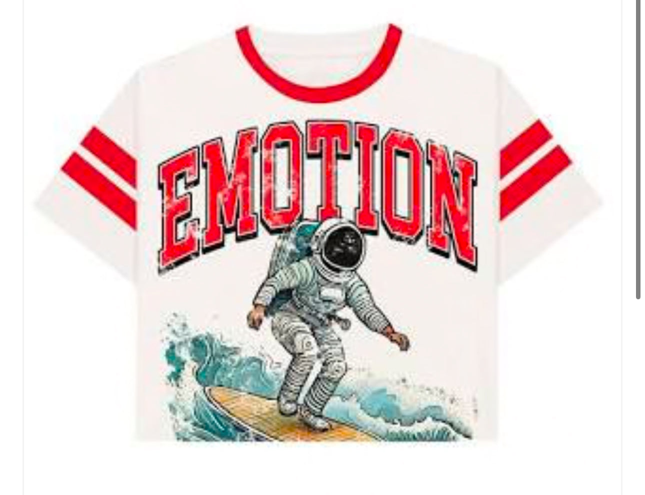 Mixed Emotion astronaut surfer Tee