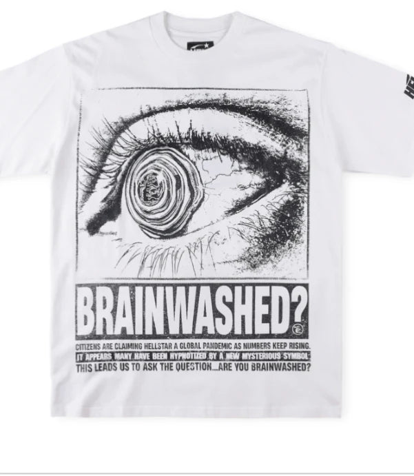Hellstar White Brain Washed Tee