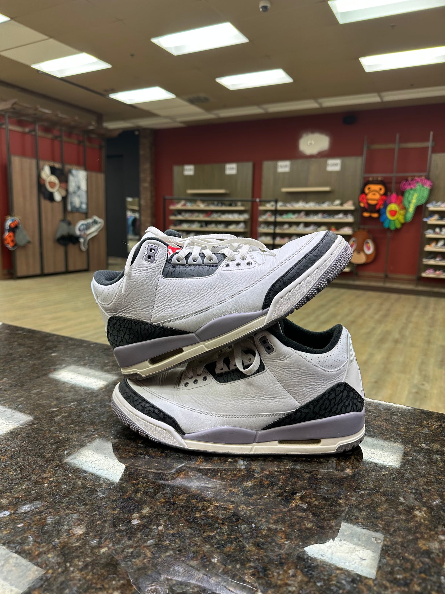 Jordan 3 cement grey used no box
