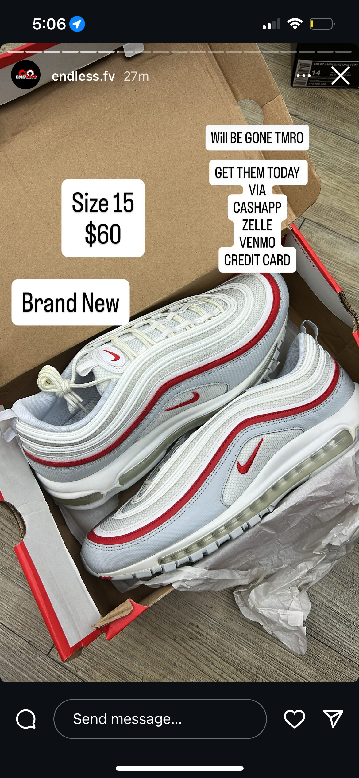 Nike max 97 og