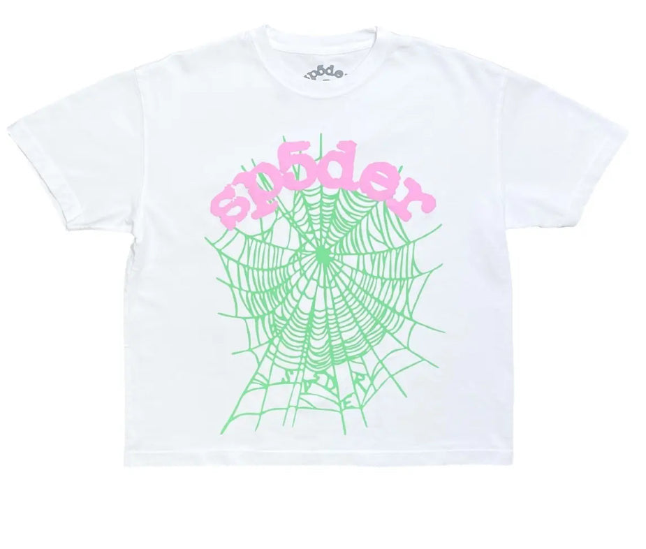 Sp5der White OG Web Tee