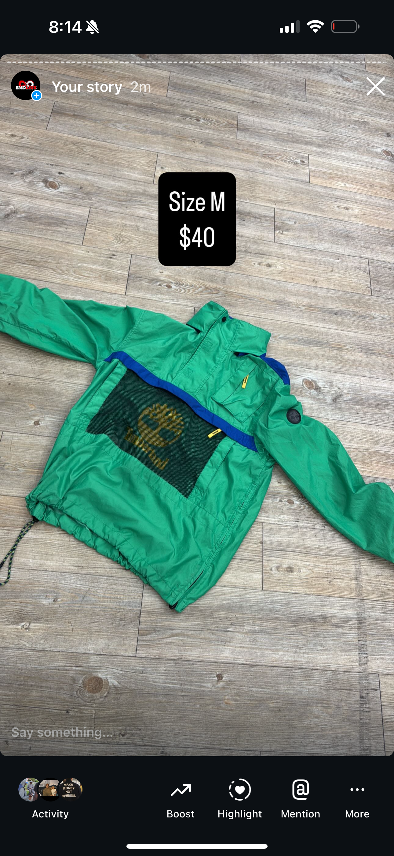 TimberLand Zipup