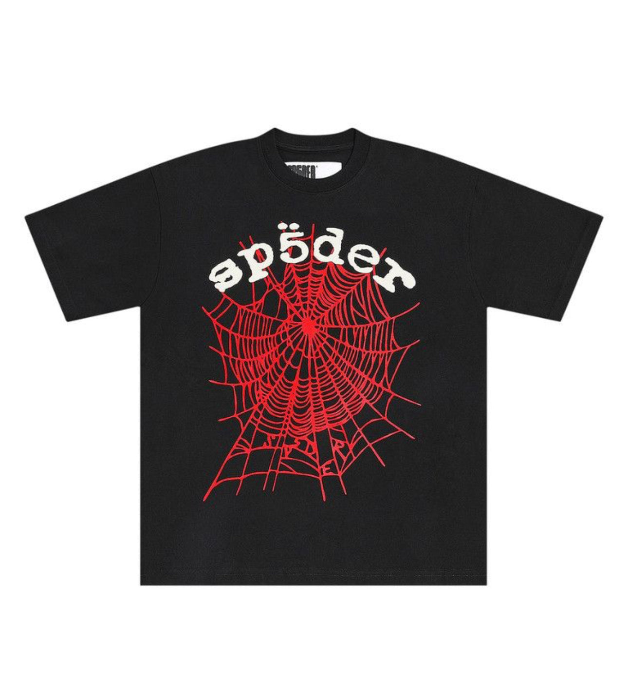 Sp5der Black Red Legacy Logo Tee