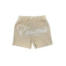 Mixed emotion cream shorts