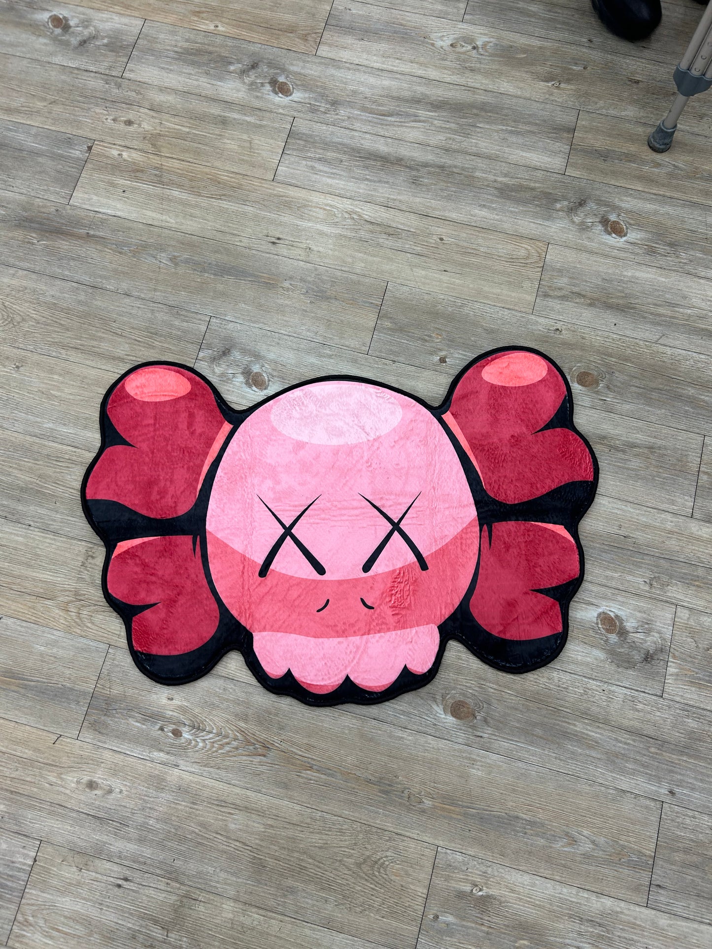 Pink Kaws Head - Rug
