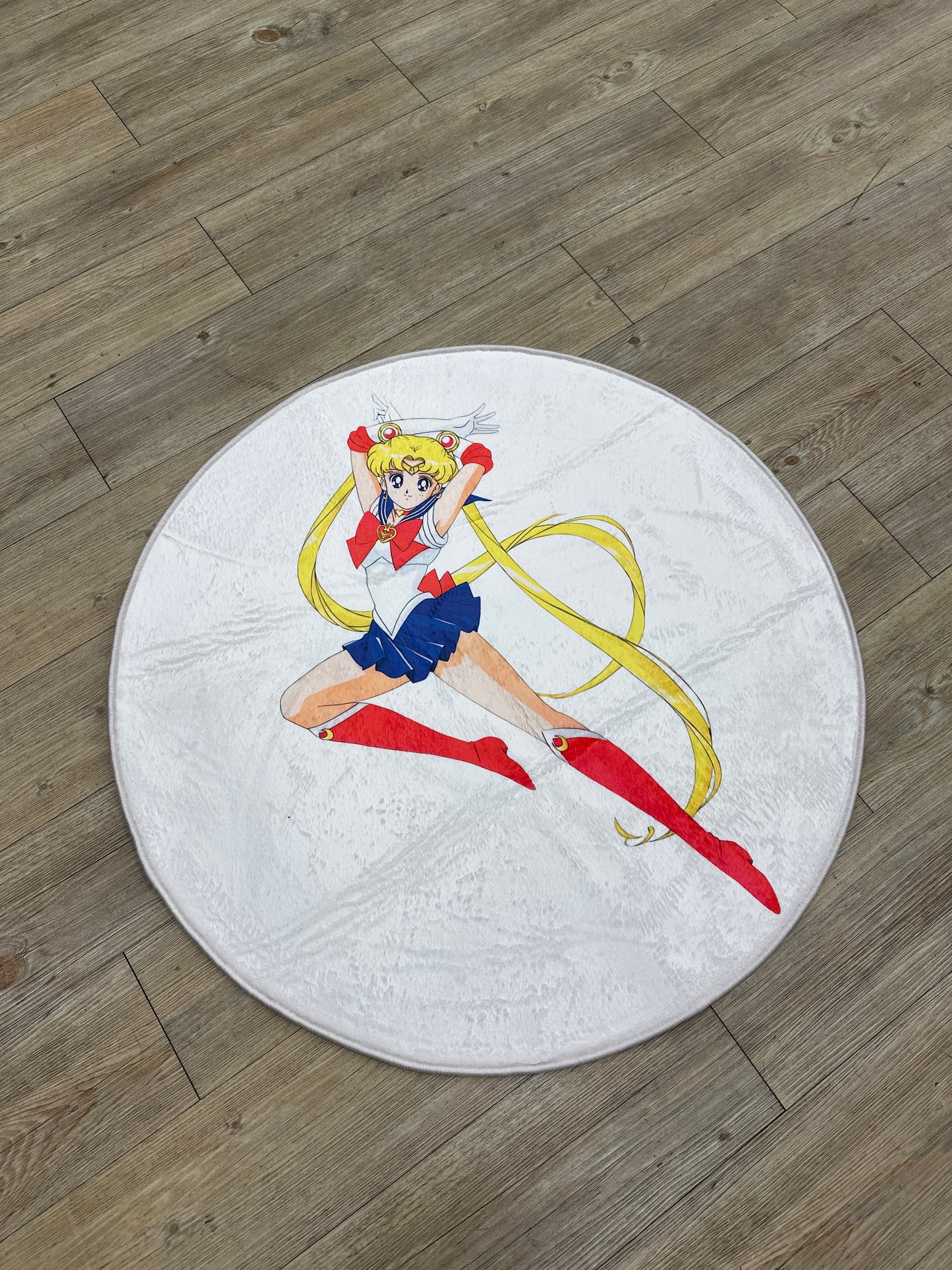 Sailor moon circle rug