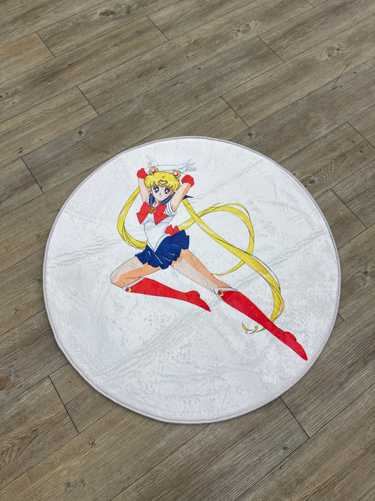 Sailor moon circle rug