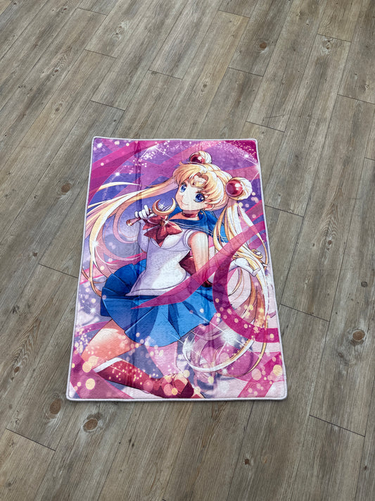 Sailor moon pink Rug