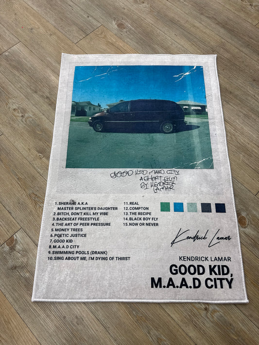Kendrick Lamar Cover Rug