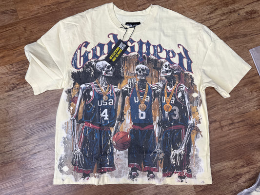 God speed cream USA tee