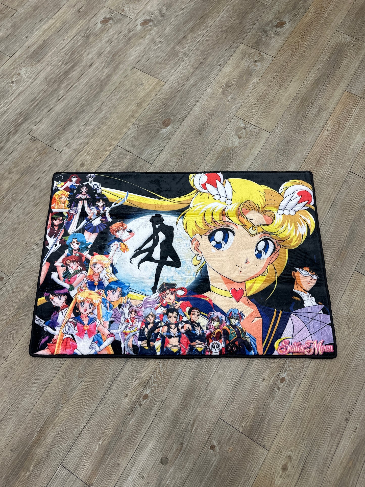 Sailor moon square rug