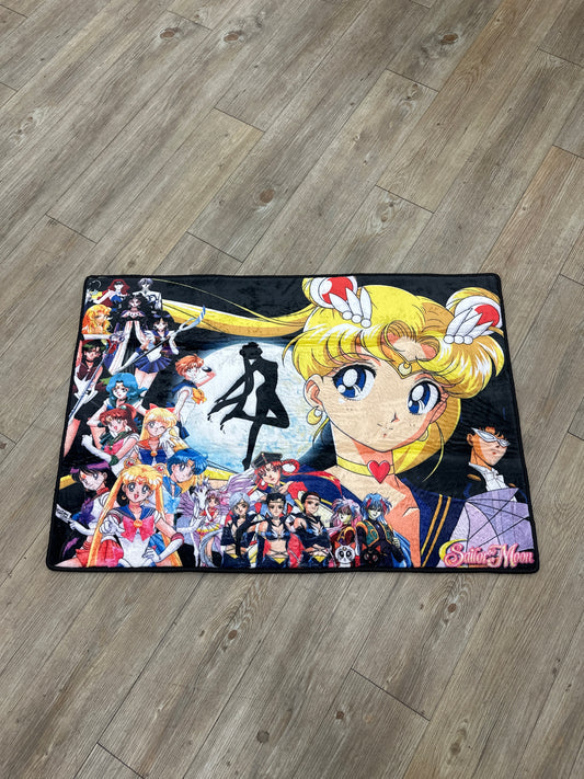 Sailor moon square rug