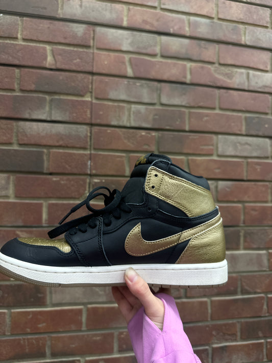 Jordan 1 high Gold black no box