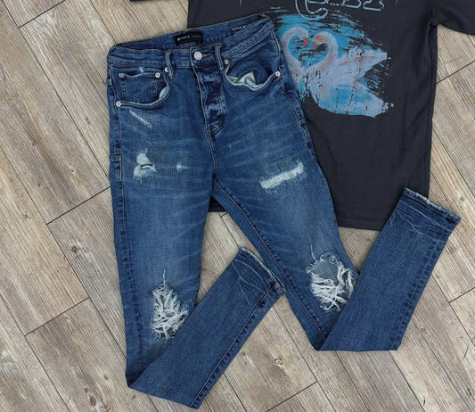 Purple jeans ( used without front or back tag )