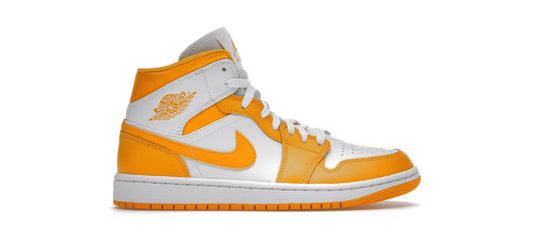 Jordan 1 Mid White University Gold