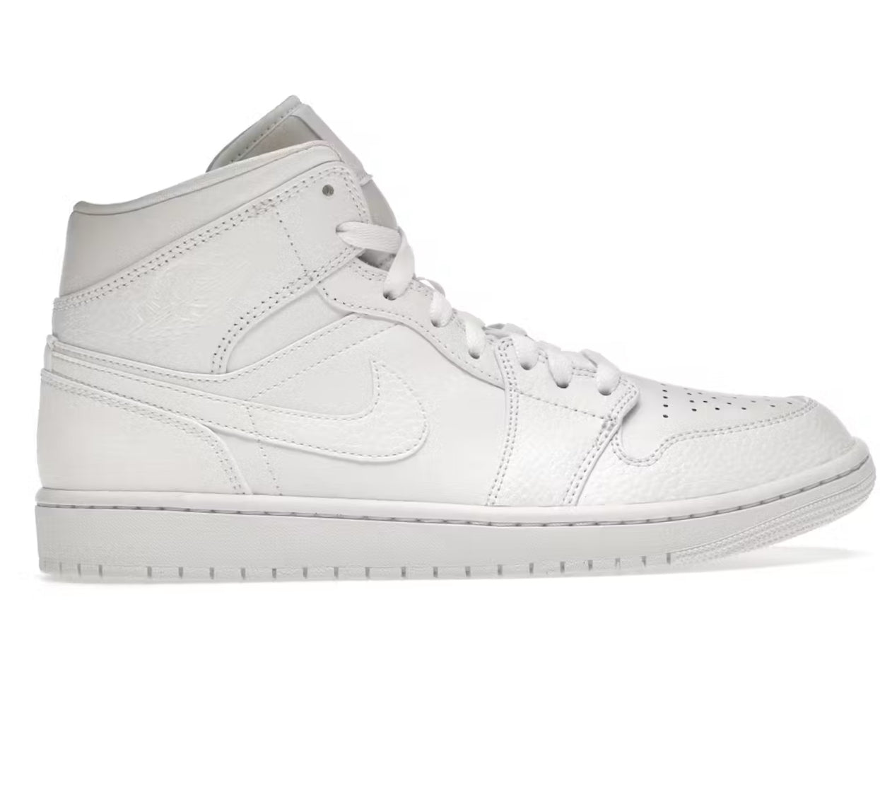 Jordan 1 Mid Triple White 2.0