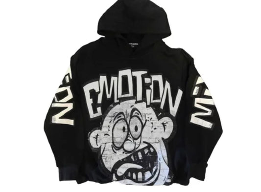 Mixed emotions black hoodie