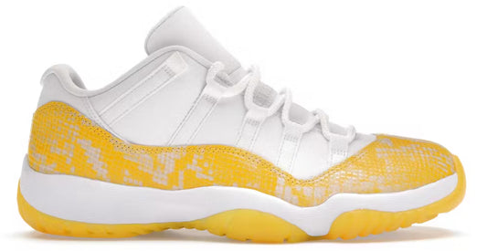 Jordan 11 Low Yellow Snakeskin (W)