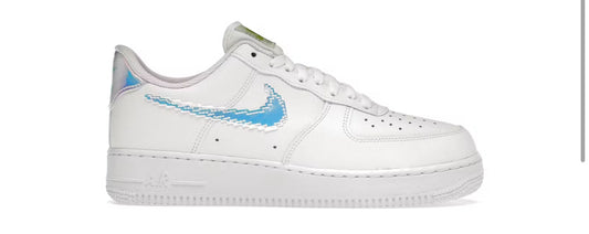 Nike white Pixel Air Force USED With Box