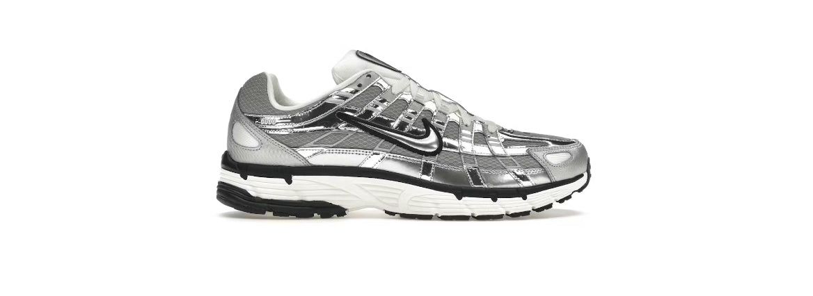 Nike p-6000 metallic sliver