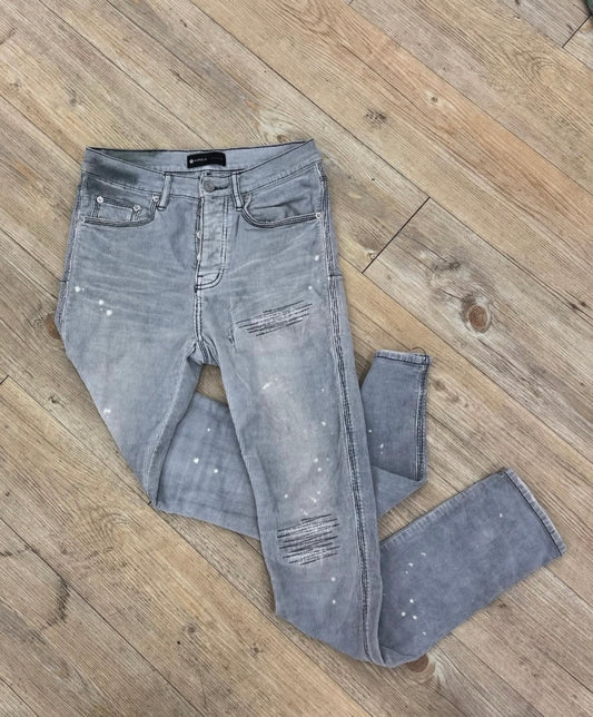 USED - Purple Jeans Grey Corduroy