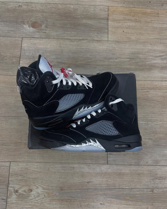 Jordan 5 “black metallic” used w box