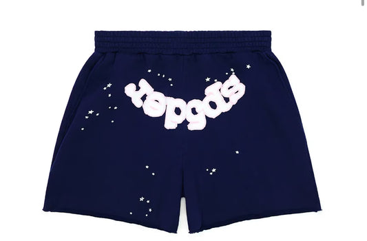 Spider og web logo sweat navy shorts