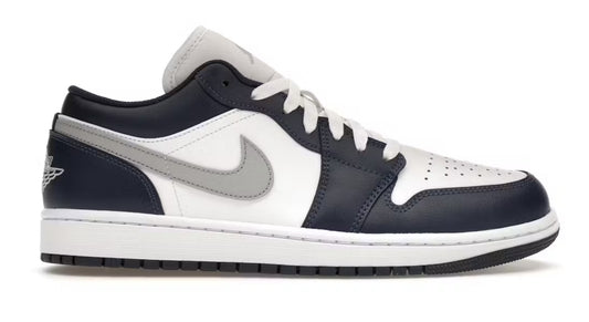 Jordan 1 Low Wolf Grey Midnight Navy