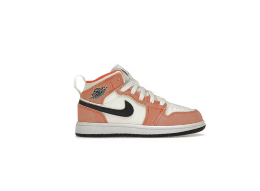 Jordan 1 mid orange suede