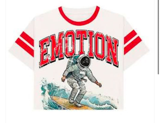 Mixed Emotion astronaut surfer Tee