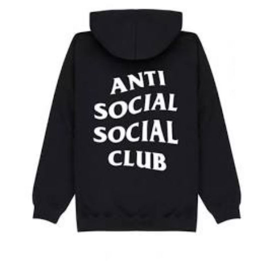 ASSC Hoodie Black and white