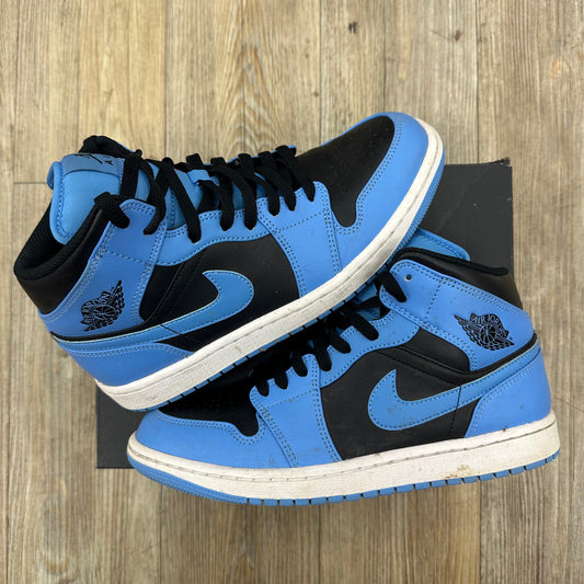 Jordan 1 mid university blue & black