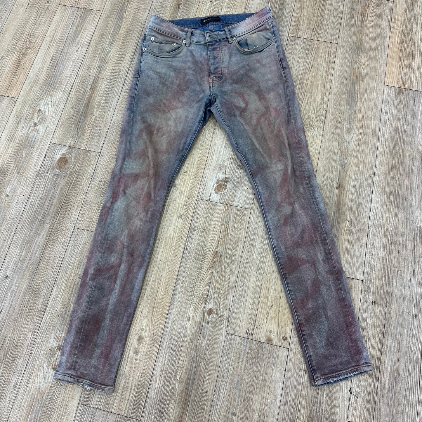 Purple Jean burgundy wash