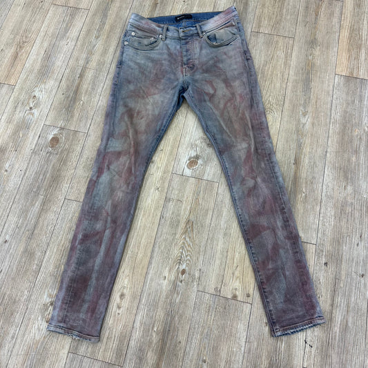 Purple Jean burgundy wash