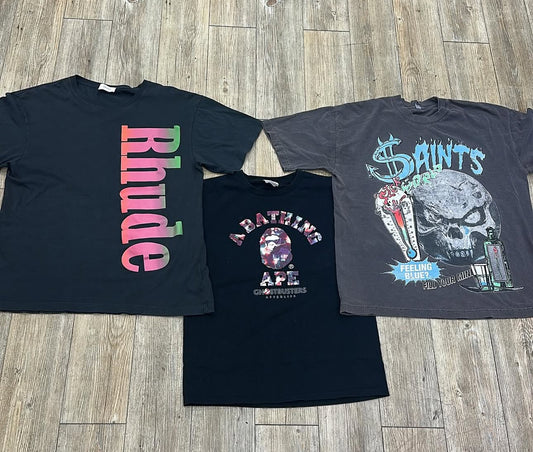 $aints Faded Grey Tee Used
