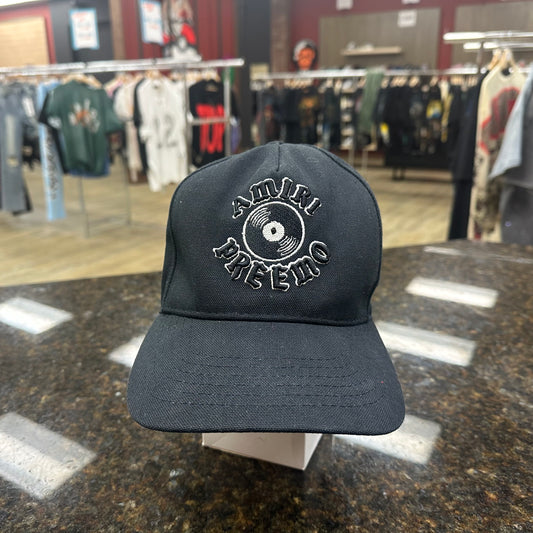 USED - Amiri Premier Record Canvas Hat Black