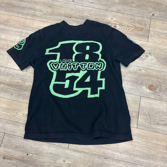 LV green/blk tee