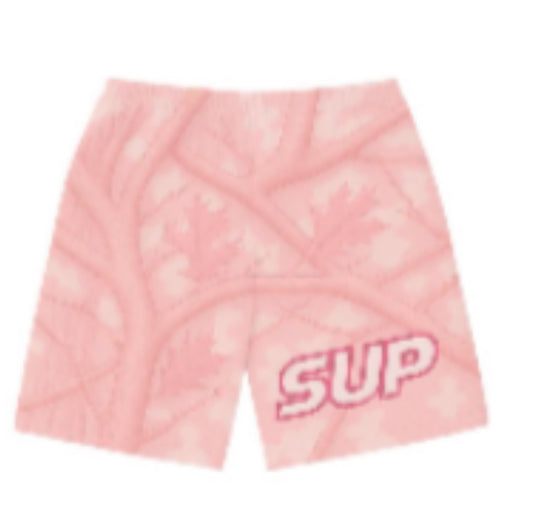 Sup Camo pink shorts