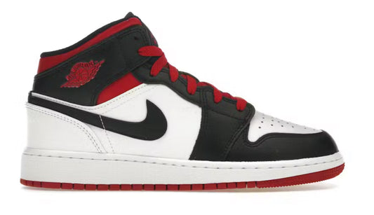 Jordan 1 Mid Gym Red Black Toe (GS)