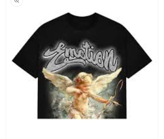 Mixed Emotion Black Cupid Tee