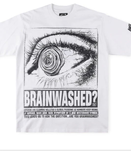 Hellstar White Brain Washed Tee