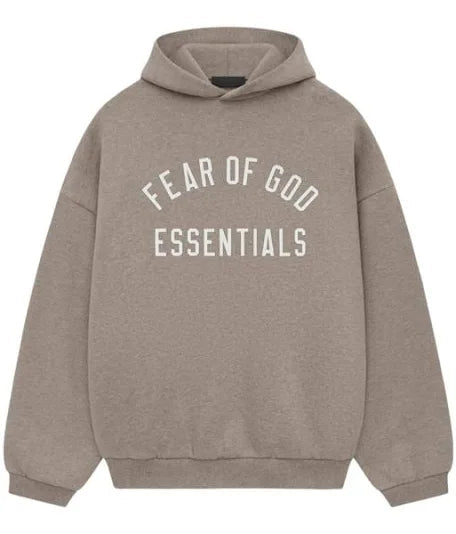 Essential Military heather gray Fleece Hoodie