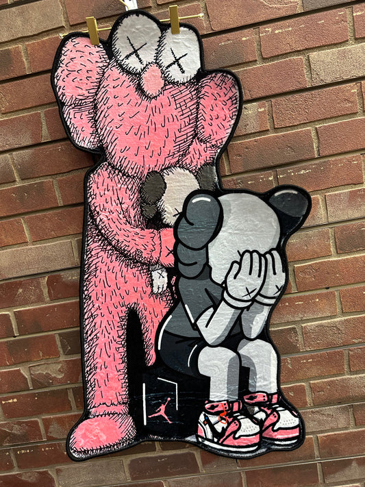 Hypebeast kaws rug