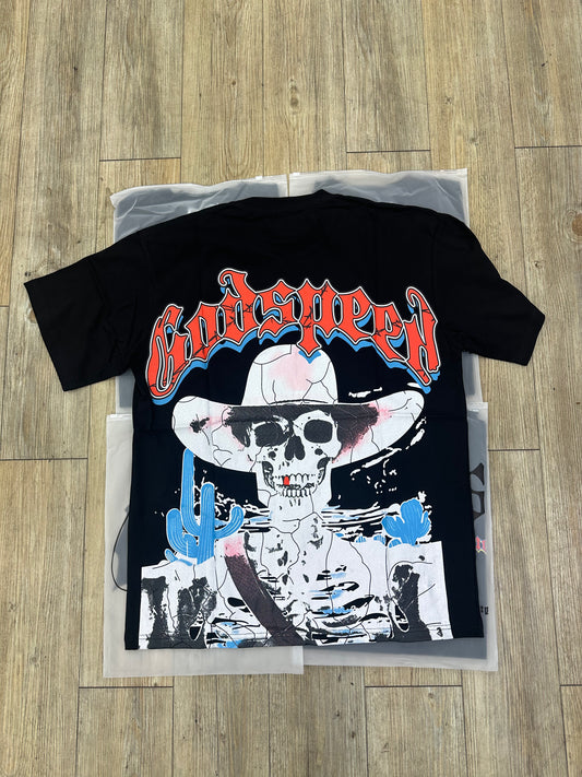 God speed cowboy skeleton